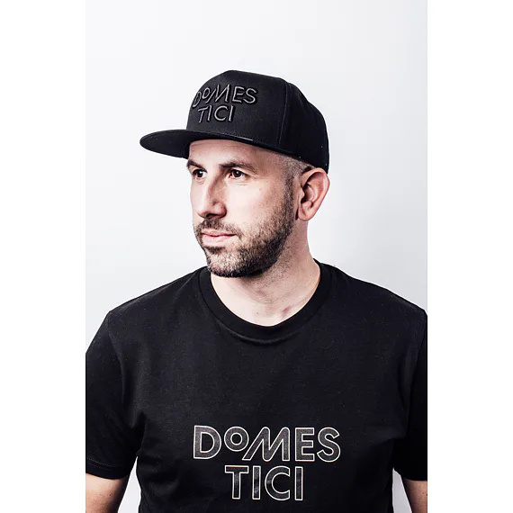Domestici kšiltovka snapback - černá